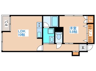 グリーンパークマンションの物件間取画像